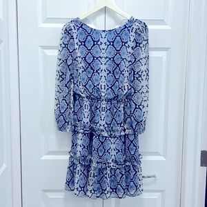 Eliza J puff 3/4 sleeves blouson dress.